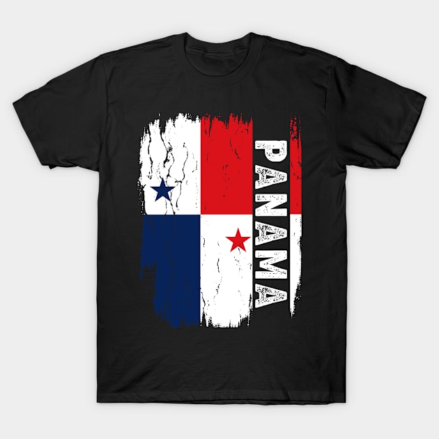 Panama Flag Panamanian Family Sports Vintage Panama T-Shirt by Boneworkshop